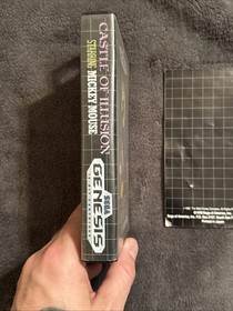 Castle of Illusion Starring Mickey Mouse (Sega Genesis, 1990) Case & Manual Only