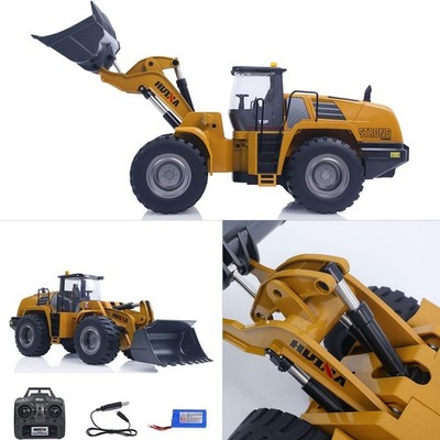 1583 22CH Metal bucket Remote Control Loader Car Bulldozer Engineering Vehicle