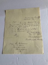 FORT MOULTRIE SOUTH CAROLINA 2d ARTILLERY US ARMY UNIFORMS LETTER 1851 ORIGINAL