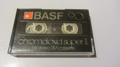 1x BASF Chromdioxid Super II 90 Min. von 1979 rare SEHR GUTER ZUSTAND Type 2