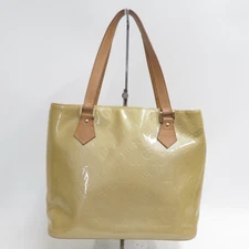Authentic Louis Vuitton Monogram Vernis Houston Handbag Tote Bag  S#45111