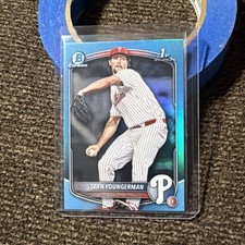 2025 Bowman Draft 1st Bowman Sean Youngerman Sky Blue Refractor