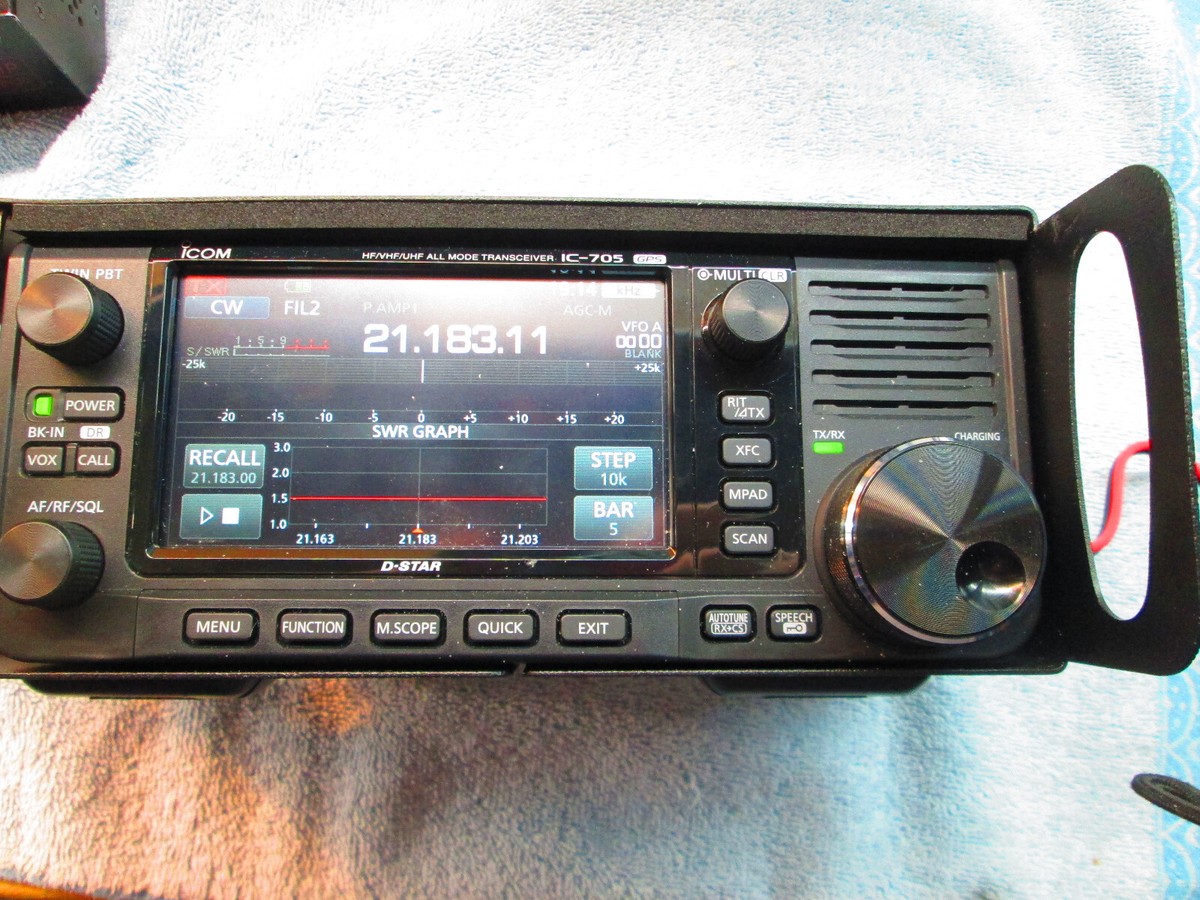 Icom IC-705 QRP Radio DC Power Supply Cord ~6 Feet w Ferrite Ring