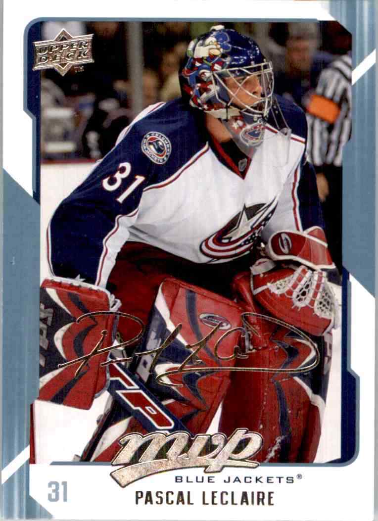2008-09 Upper Deck MVP Pascal Leclaire #85