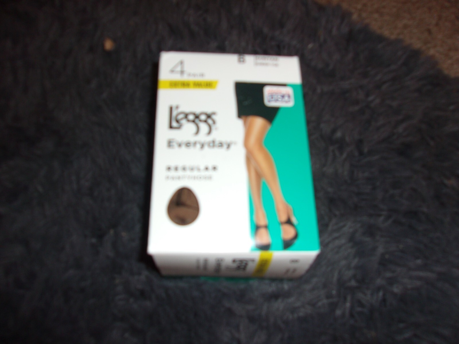 L'eggs Everyday 4 Pair Size B Suntan Regular Pantyhose Sheer Toe 43187