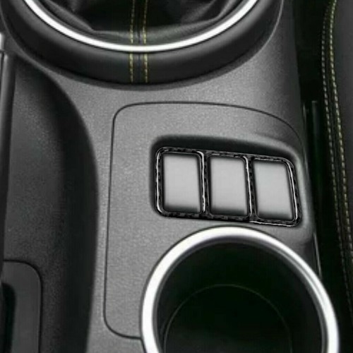 Carbon Fiber Sticker Cover For Seat Heated Button Trim – Nissan 370Z 2009-2020 (LHD)
