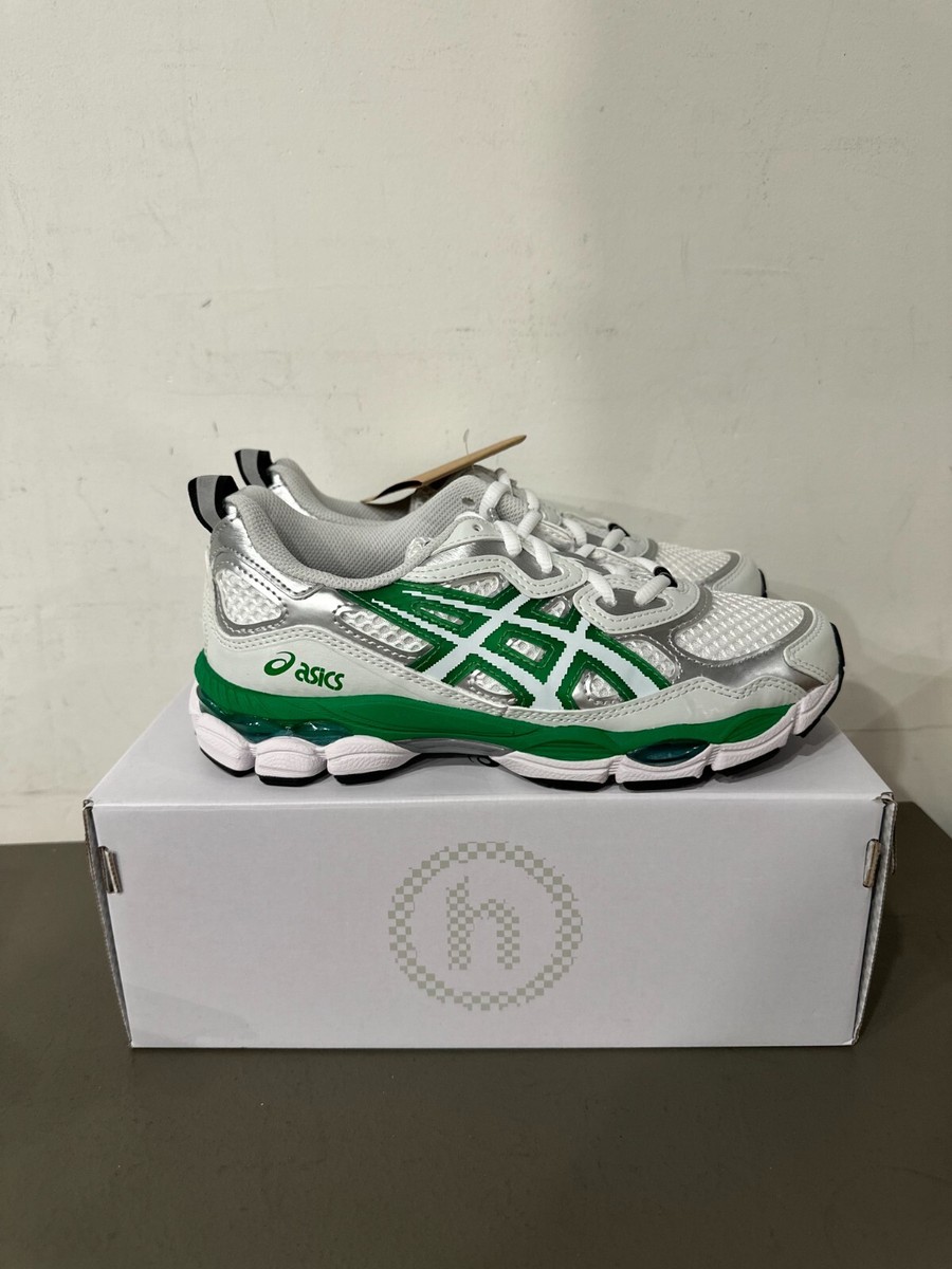 Asics HIDDEN NY ASICS GEL-NYC White Metallic Silver Green Asics HIDDEN NY ASICS GEL-NYC White Metallic Silver Green
