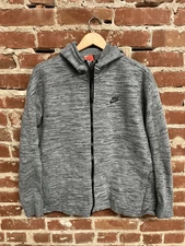 Nike Sportswear Tech Knit Jacket Women's Gray Obsidian Sz L 835641-060