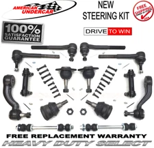 HD Ball Joint Tie Rod Kit for Chevrolet GMC K2500 K3500 8600lb GVW 1995 - 2000