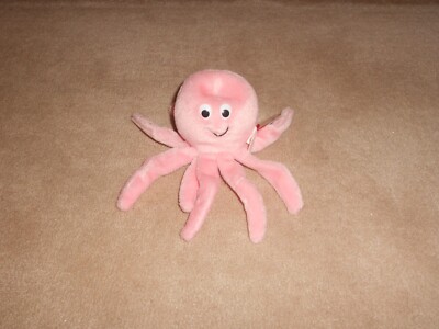 1993 INKY THE OCTOPUS Ty® Beanie Babies 4th Gen Hang 3rd