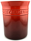Le Creuset Utensil Crock Cerise Ombré Red Spatula Utensil Crock Holder 6”