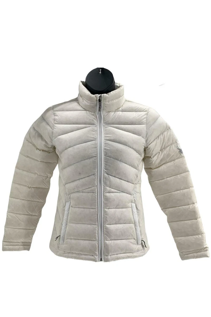 Spyder women's syrround long faux fur down jacket cheap