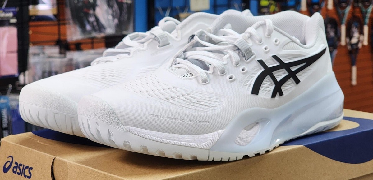 Asics Gel Resolution X White/Black Men's Shoes | eBay