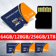LOT 1TB Micro SD Card 256GB Memory Card SDHC Class10 TF Card For Camera