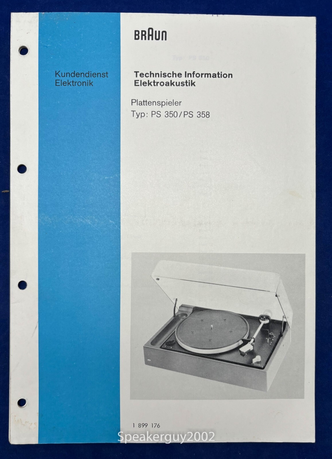 Braun PS-350 vintage audio equipment - eBay listing photo 1