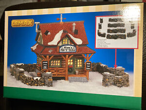 Lemax Colonial Stone Wall - Set Of 10 Holiday Village Train Accent