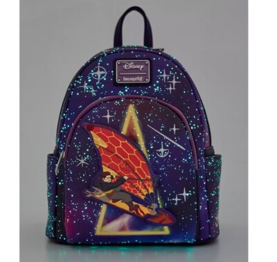 Loungefly Disney Treasure Planet Mini Backpack Solar Surfer GLOW Jim  Embroidered