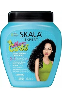 SKALA EXPERT Skala #MaisCachos Curl Cream Leave-In Moisturizer – 1kg – For Curly Original -UK