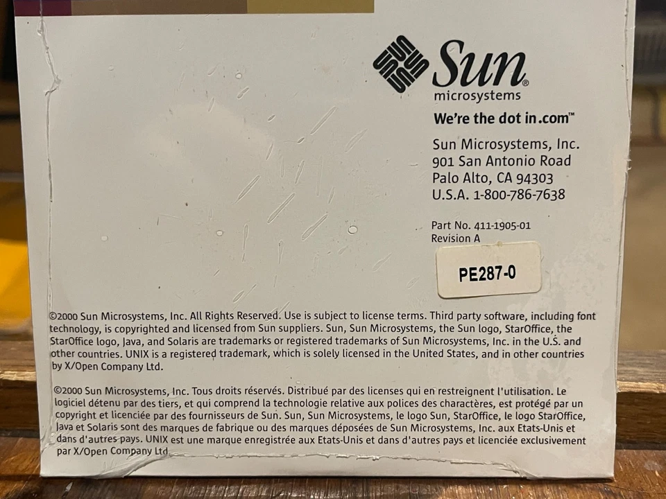 STAROFFICE 5.2 SUN Microsystems Free Software English CD-ROM - Image 3 of 3