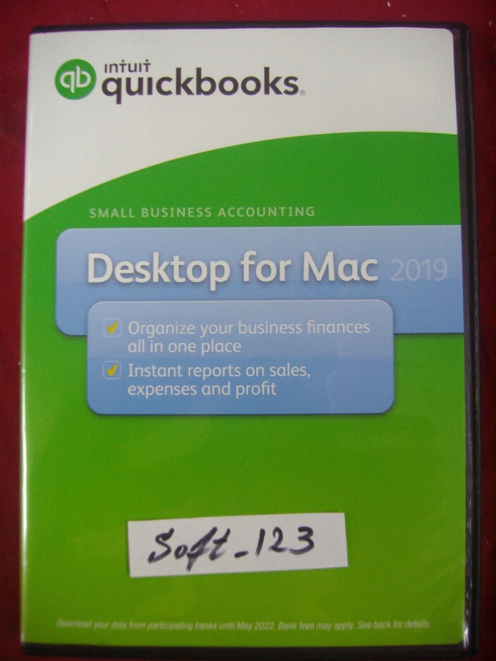 INTUIT QUICKBOOKS DESKTOP 2019 FOR MAC FULL DVD RETAIL BOX VER =LIFTIME LICENSE= - Image 2 of 4