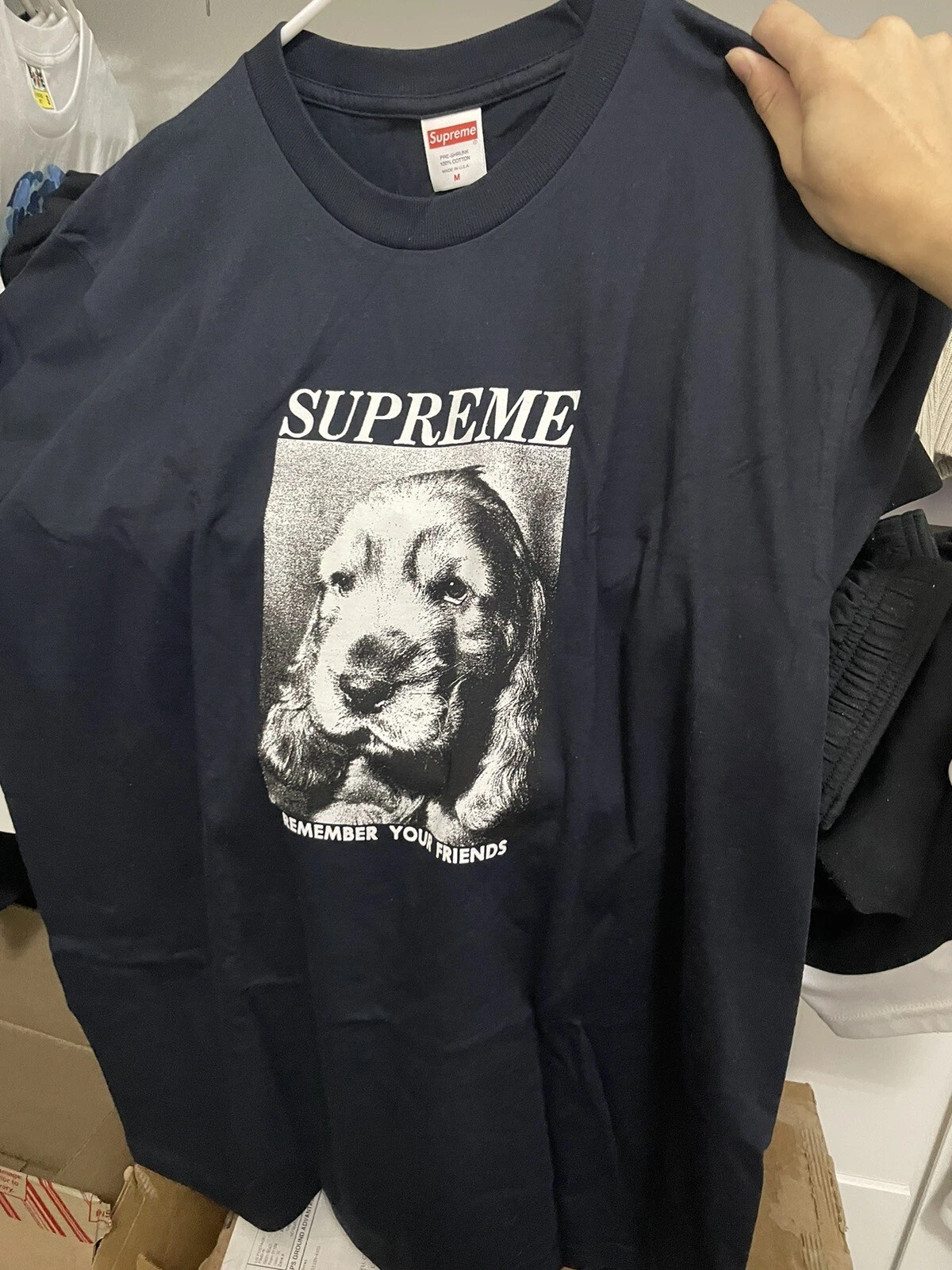 T shirt Supreme Remember Your Friends marine (M)
