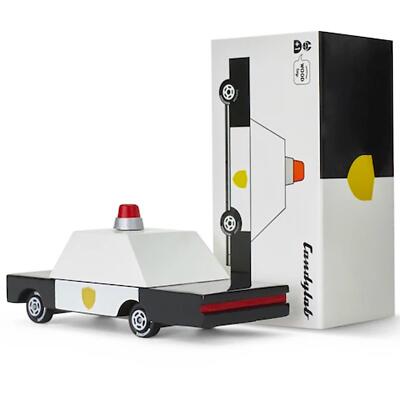 Candylab Holz Spielzeug Auto Kinder Sammlerstück Polizei Department Sheriff Auto
