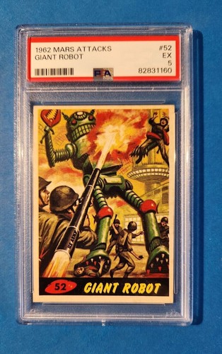 1962 Topps Mars Attacks #52 Giant Robot — PSA 5
