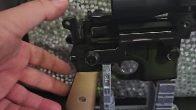 Han Solo ROTJ DL-44 Blaster Replica Metal Hardware Wood Filament