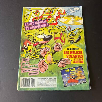 Pif Gadget Magazine No. 1078   Vintage French Comic Issue