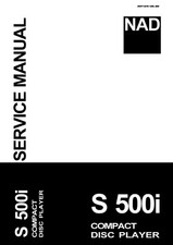 Servizio Manuale di Istruzioni per NAD S500 I