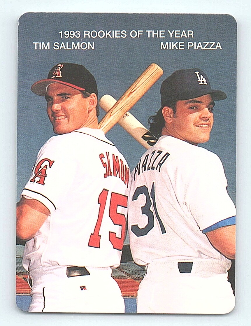 1994 Mother's Cookies Mike Piazza and Tim Salmon #4 Tim Salmon / Mike Piazza