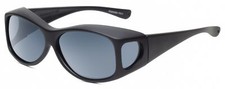 Jonathan Paul Fitovers Eyewear Extra Large Fashion Satin-Black  Gray Polarized