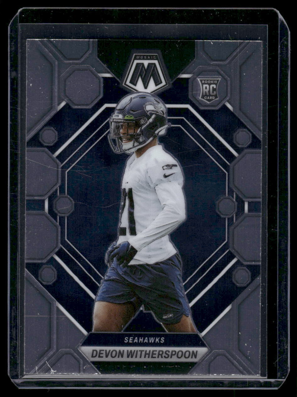 2023 Panini Mosaic #313 Devon Witherspoon Silver