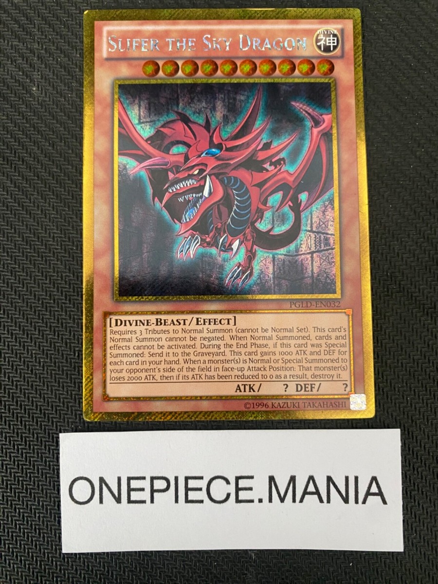 Yu-Gi-Oh! Card Slifer the Sky Dragon PGLD-EN032 Gold Rare Yu-Gi-Oh! Card Slifer the Sky Dragon PGLD-EN032 Gold Rare