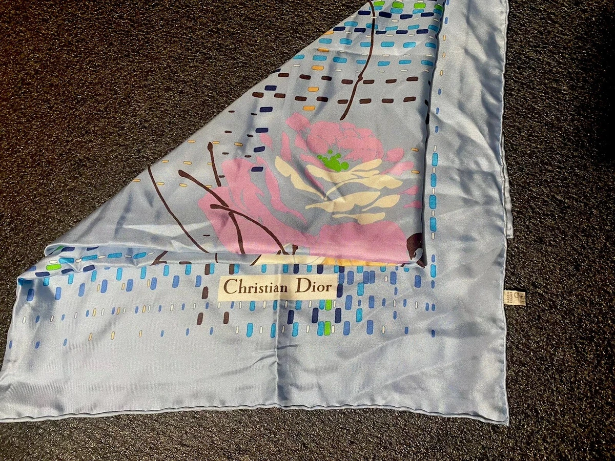 Dior silk scarf ebay discount