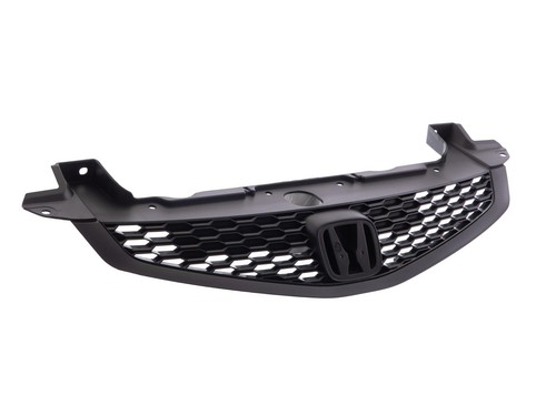 Black Front Grille Assembly Replacement Fit 12-13 Honda Civic 2 Door Coupe - Picture 4 of 7