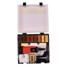 19pcs Laminate Floor Repair Kit Worktop for Furniture Wax System Chips Scratches