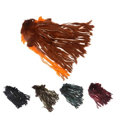 Fly Tying Pre-cut Soft Pine Squirrel Fur Material  2-3mm Narrow Zonker Strips