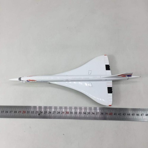 1:200 British Airways Supersonic Aircraft Concorde Alloy Material Aircraft Model - Picture 12 of 12