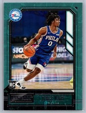 Tyrese Maxey Rookie Cards RC 2020-21 Panini Chronicles Score Threads #168 76'ers