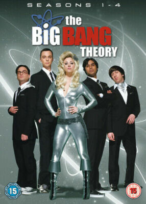 The Big Bang Theory Seasons 1-4 (DVD, 2011) Johnny Galecki cert 15