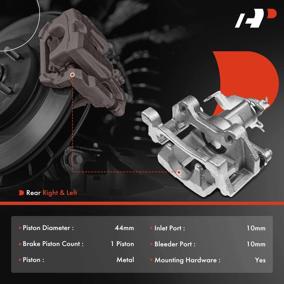Power Stop Rear Left Autospecialty Caliper w/Bracket | 2015-2019 Ford Mustang (L15029) main image 1