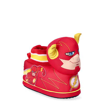 Flash Toddler Boys Character Slippers Red Size 5-6