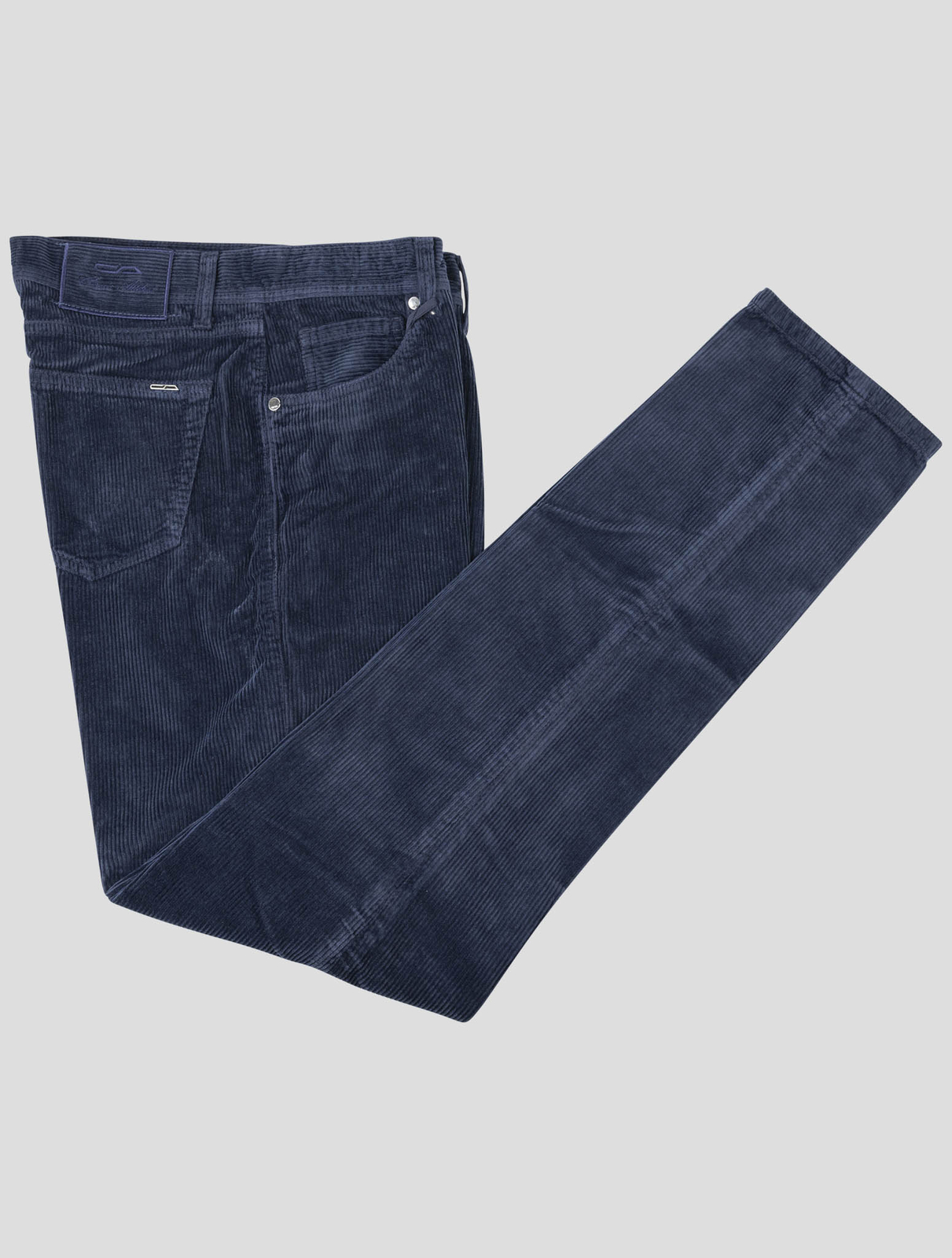 НОВЫЕ СИНИЕ ДЖИНСЫ CESARE ATTOLINI ИЗ ХЛОПКА И БАРХАТА EA, размер US 38 - EU 54, CA70