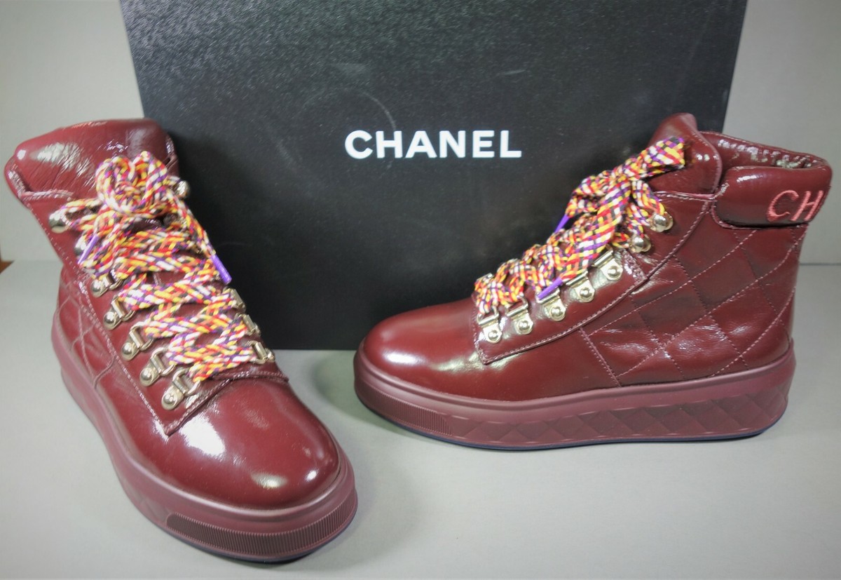 CHANEL 36 Lace Up 