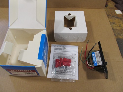 Lutron NOVA T, NTLV-1000-277-BL, Magnetic Low Voltage Dimmer - Picture 2 of 3