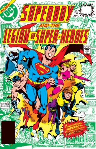 SUPERBOY AND THE LEGION OF SUPERHELDEN #250 - COMIC COVER 11""x17"" POSTERDRUCK - Bild 1 von 1