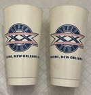 Lot of 2 Vintage Plastic Super Bowl XX Cups, January 26, 1986, New Orleans — photo 1