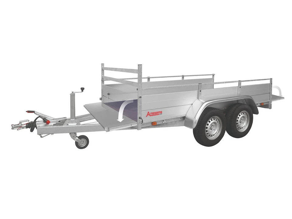❌Anssems BSX 2500.251×130 Autoanhänger Tieflader Tandemanhänger Pkw Hänger❌ - Bild 2 von 4