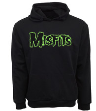 MISFITS UNISEX ADULT BLACK HOODIE PULLOVER